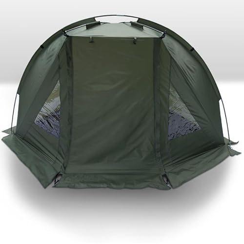 1 Mann Bivvy Shelter Angelzelt Kaprfenzelt Campingzelt grün 130 x 205 x 170 cm von A&N