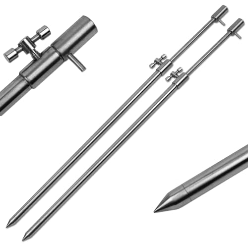 2 Stück Rutenhalter Bankstick Edelstahl 50-90cm 9.5/6mm 2 Stück Rutenhalter Bankstick Edelstahl 50-90cm 9.5/6mm von A&N