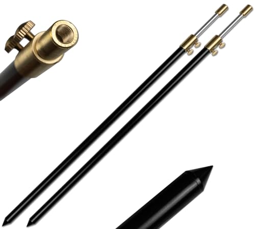 2 Stück Rutenhalter Brolly Bankstick Alu Doppelschraube 50-90cm 16/9mm schwarz 2 Stück Rutenhalter Brolly Bankstick Alu Doppelschraube 50-90cm 16/9mm schwarz von A&N