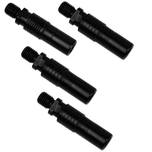 4 Stück Quick Release Adapter Aluminium schwarz Schnellverschluss für Bissanzeiger Banksticks Rutenauflagen von A&N