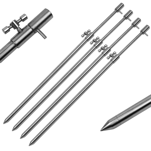 4 Stück Rutenhalter Bankstick Edelstahl 50-90cm 9.5/6mm 4 Stück Rutenhalter Bankstick Edelstahl 50-90cm 9.5/6mm von A&N