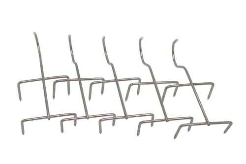 5 Stück Räucherhaken Fleischhaken Raucherhaken Doppelhalter 14cm 5 Stück Räucherhaken Fleischhaken Raucherhaken Doppelhalter 14cm von A&N
