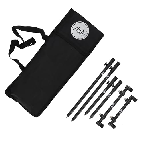 A&N Rutenhalter Rutenauflage Angeln 4X Bankstick 20-50cm + 2X Buzzerbar 15/20cm A&N Rutenhalter Rutenauflage Angeln 4X Bankstick 20-50cm + 2X Buzzerbar 15/20cm von A&N
