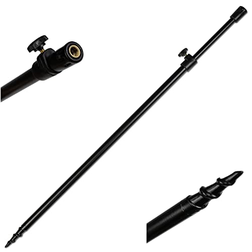 Bankstick Rutenhalter Drill Alu 50-90cm schwarz Rodpod Erdspeer Rutenauflage Bankstick Rutenhalter Drill Alu 50-90cm schwarz Rodpod Erdspeer Rutenauflage von A&N
