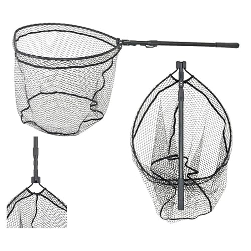 Bootskescher mit Gumminetz 155cm/2 50x40x30cm klappbar Kescher net Raubfisch Bootskescher mit Gumminetz 155cm/2 50x40x30cm klappbar Kescher net Raubfisch von A&N