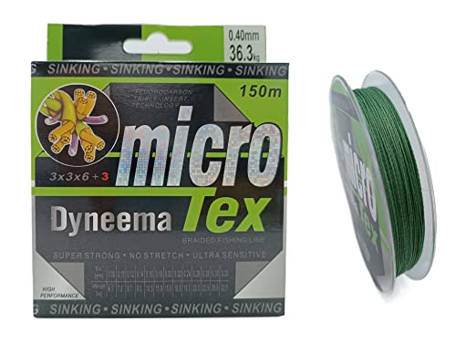 Dyneema Micro Tex geflochten 150m 0,14mm von A&N