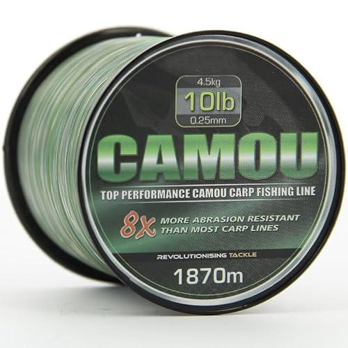 Karpfenschnur Camou 1870m 0,25 mm 10lbs 4,5kg Karpfenschnur Camou 1870m 0,25 mm 10lbs 4,5kg von A&N