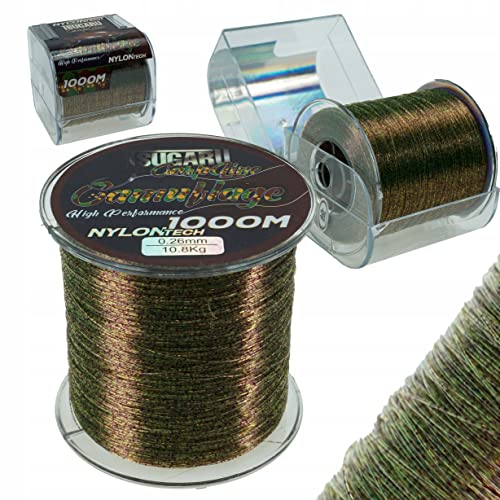 Karpfenschnur Monofile Angelschnur Tsugaru Camouflage 600m 0,40 mm - 16,5 kg Karpfenschnur Monofile Angelschnur Tsugaru Camouflage 600m 0,40 mm - 16,5 kg von A&N