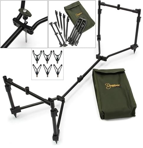 Premium Rod Pod Rutenständer für 3 Angelruten Karpfen Rutenhalter mit Tasche von A&N