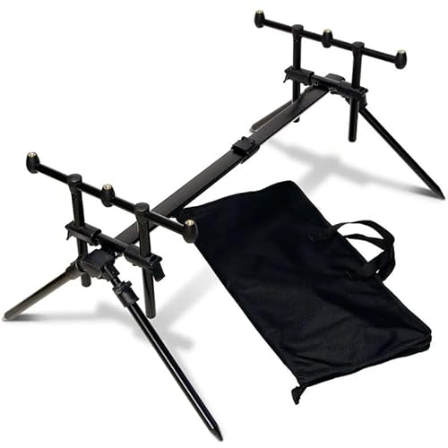 Rod Pod Alu Rutenständer für 3 Angelruten Karpfen Rutenhalter mit Tasche Rod Pod Alu Rutenständer für 3 Angelruten Karpfen Rutenhalter mit Tasche von A&N