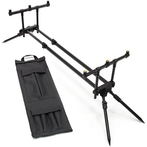 Rod Pod Quick Rutenständer für 3 Angelruten Karpfen Rutenhalter mit Tasche von A&N