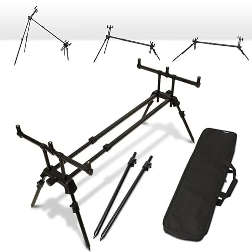 Rod Pod Ruten-Halter 3 Ruten Aluminium Rutenständer & Angel-Ständer mit Tasche Rod Pod Ruten-Halter 3 Ruten Aluminium Rutenständer & Angel-Ständer mit Tasche von A&N
