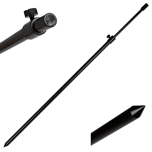 Rutenhalter Bankstick Alu 50-90cm schwarz Rutenhalter Bankstick Alu 50-90cm schwarz von A&N