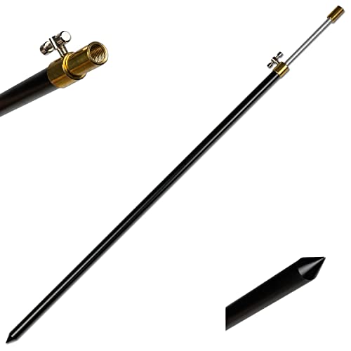 Rutenhalter Bankstick Alu T-Lock 75-120cm schwarz Rutenhalter Bankstick Alu T-Lock 75-120cm schwarz von A&N