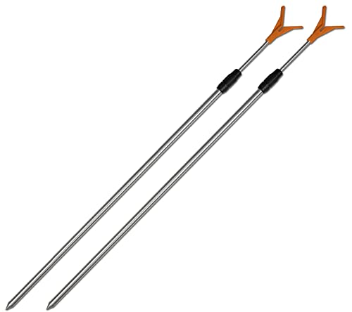 Teleskop Rutenhalter V-Kopf Aluminium 60-100cm 2 Stück Teleskop Rutenhalter V-Kopf Aluminium 60-100cm 2 Stück von A&N