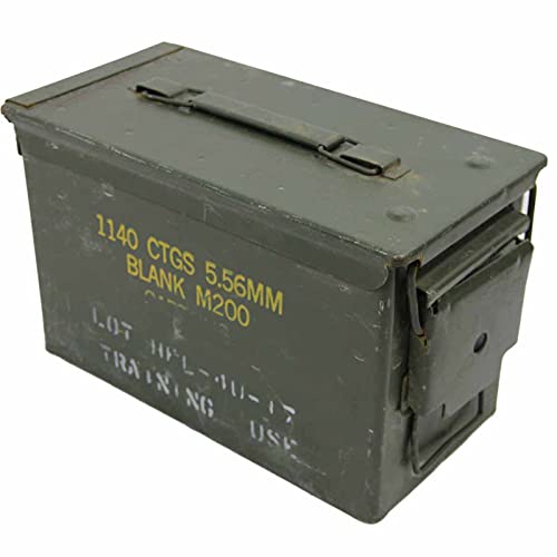A.Blöchl Originale gebrauchte Munitionskiste der U.S. Army für 300 Patronen Kaliber 7,62 Metallkiste Mun-Kiste Behälter Metallbox A.Blöchl Originale gebrauchte Munitionskiste der U.S. Army für 300 Patronen Kaliber 7,62 Metallkiste Mun-Kiste Behälter Metallbox von A.Blöchl