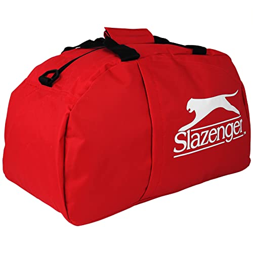 A.I. & E. Slazenger Sporttasche 30L klein mit Farbwahl Reisetasche Sport Tasche Reisegepäck Trainingstasche Schultertasche (Rot) von A.I. & E.