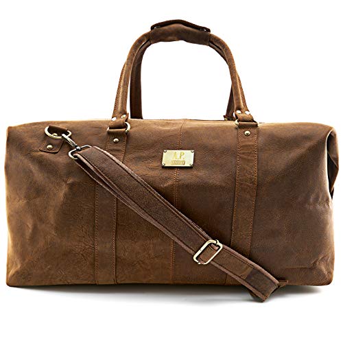 A.P. Donovan - Reisetasche aus Büffelleder ︎ Leder Weekender ︎ Duffle Bag ︎ Herren Sporttasche ︎ Braun A.P. Donovan - Reisetasche aus Büffelleder ︎ Leder Weekender ︎ Duffle Bag ︎ Herren Sporttasche ︎ Braun von A.P. Donovan
