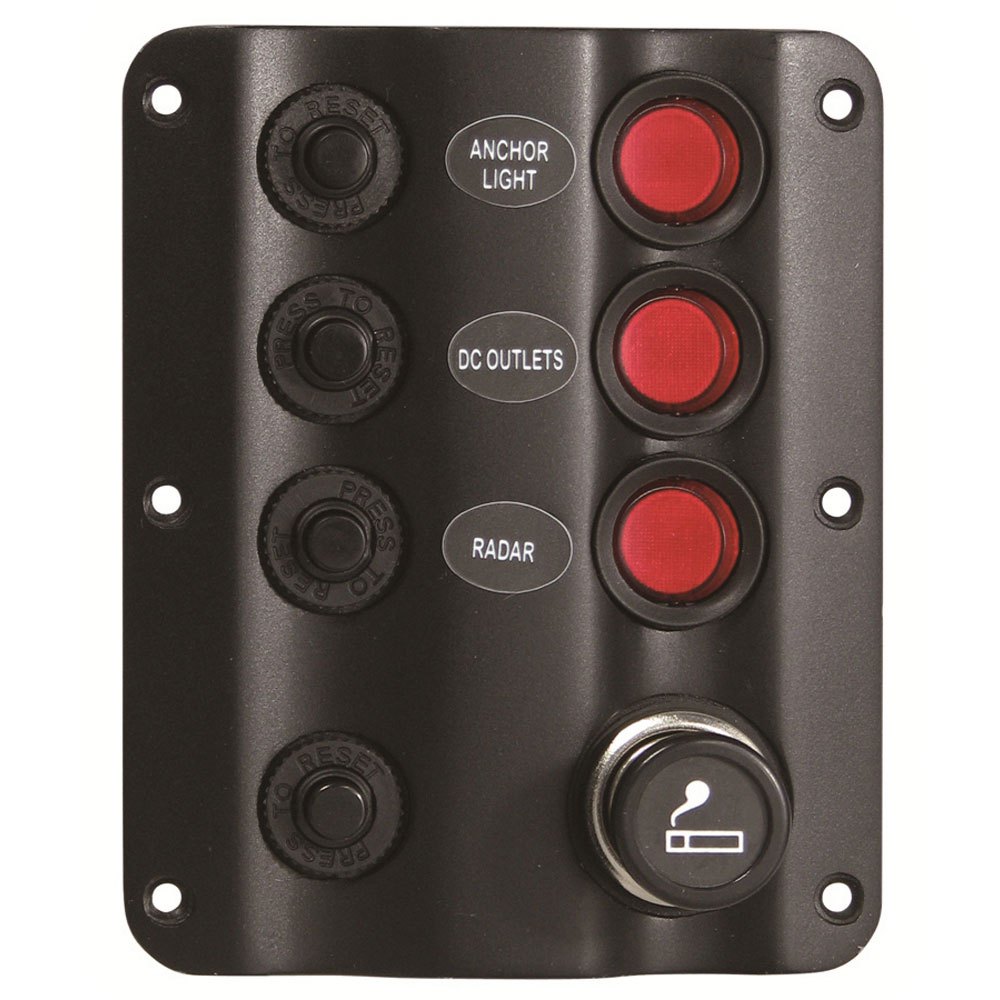 A.a.a. 4 Switches Electric Panel With Cigarette Lighter 15a 12v Silber A.a.a. 4 Switches Electric Panel With Cigarette Lighter 15a 12v Silber von A.a.a.