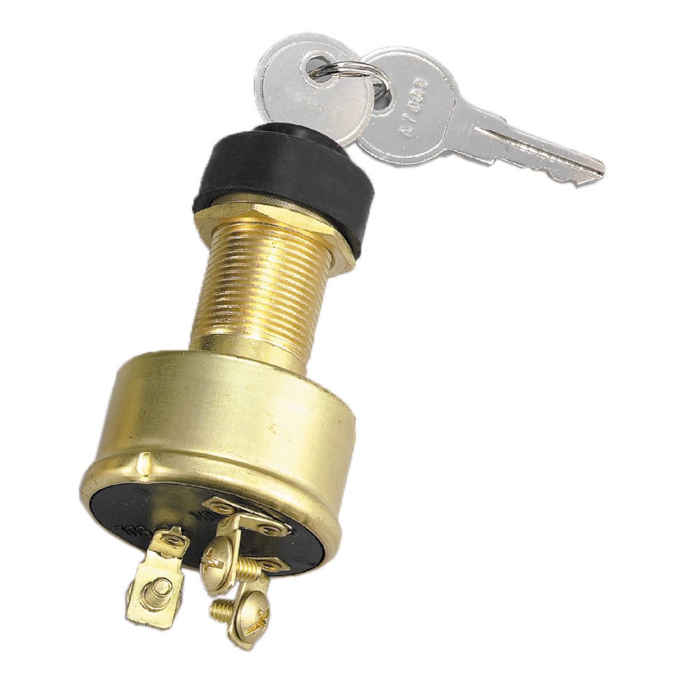 A.a.a. 15a 12v Brass 3 Positions 3 Terminals Engine Starter Key Golden von A.a.a.