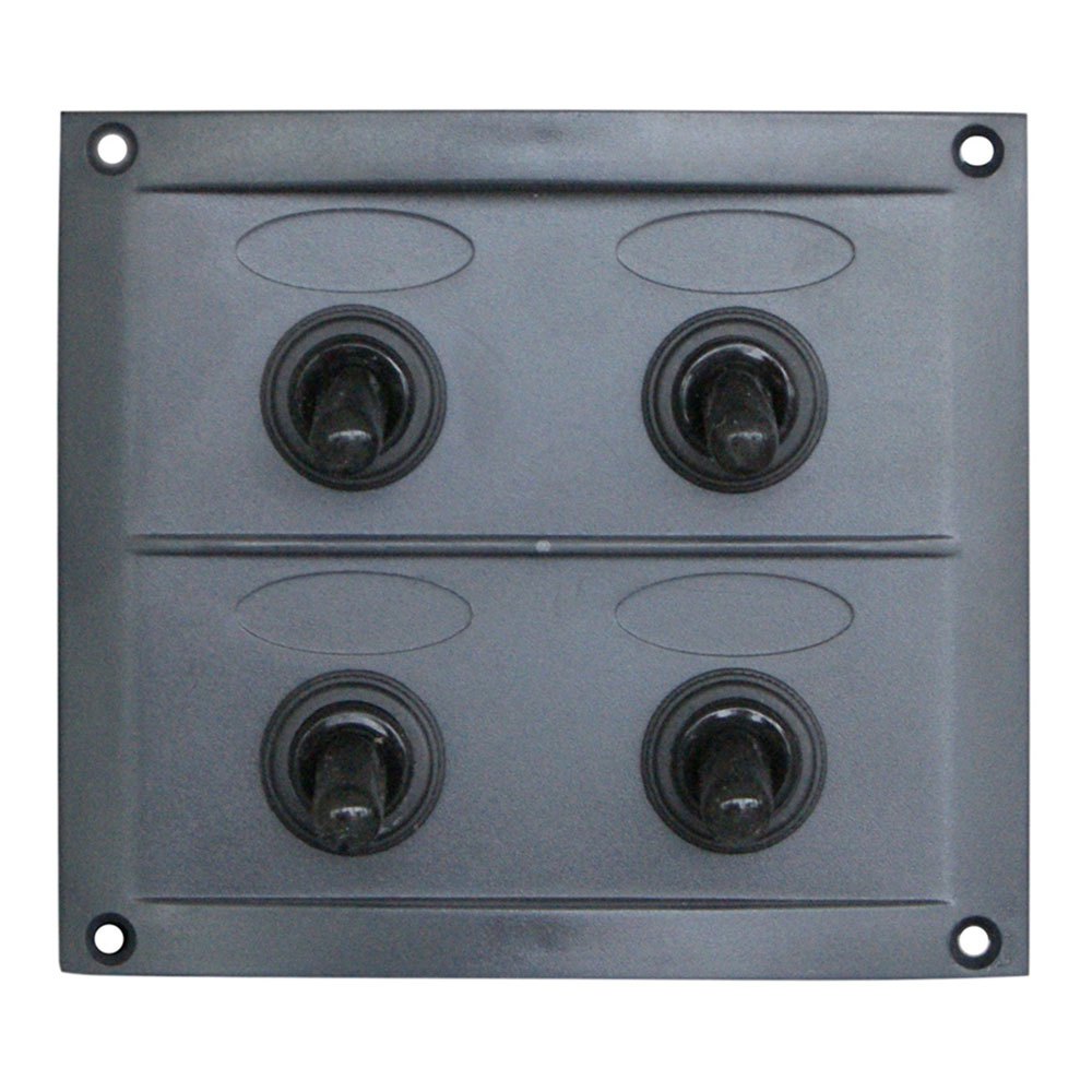 A.a.a. 3901044 15a 12v 4 Switches Electric Panel Silber 108 x 95 mm von A.a.a.
