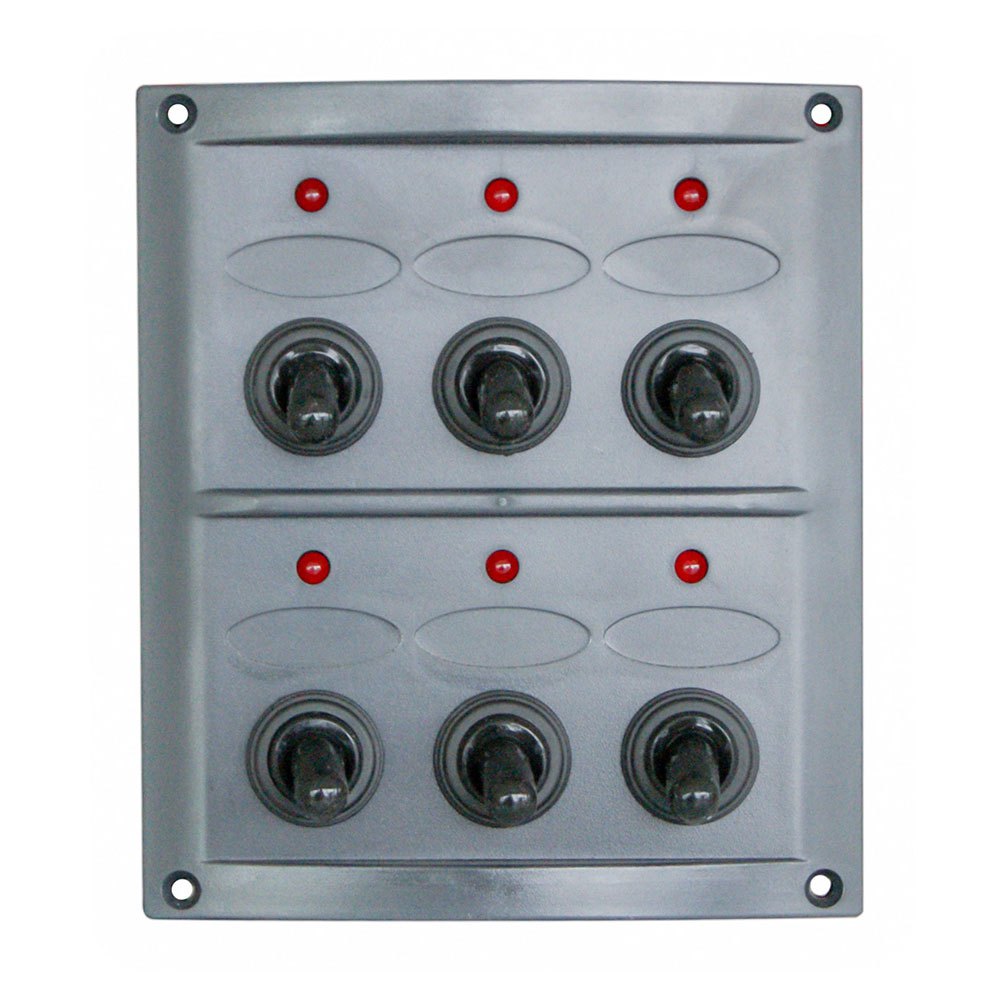 A.a.a. 3901064 6 Switches Electric Panel Silber 108 x 125 mm A.a.a. 3901064 6 Switches Electric Panel Silber 108 x 125 mm von A.a.a.