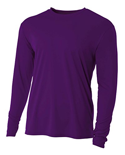 A4 Herren Cooling Performance Crew Langarmshirt, Lila, 3XL A4 Herren Cooling Performance Crew Langarmshirt, Lila, 3XL von A4