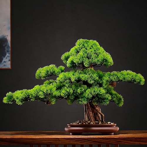 AAADRESSES KüNstliche BäUme Desktop Display KüNstliche Kiefer KüNstlicher Bonsai Baum Willkommens Kiefer KüNstliche Pflanze GrüNe Pflanzensimulation Zen Garten Dekor Das Leben Besser Machen,002 von AAADRESSES