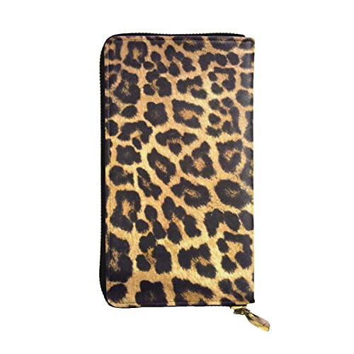 AABSTBFM Ledergeldbörse mit Leopardenmuster für Damen und Herren, Reißverschluss, Clutch, lange Geldbörse, Kreditkartenetui, leopardenmuster, Einheitsgröße AABSTBFM Ledergeldbörse mit Leopardenmuster für Damen und Herren, Reißverschluss, Clutch, lange Geldbörse, Kreditkartenetui, leopardenmuster, Einheitsgröße von AABSTBFM