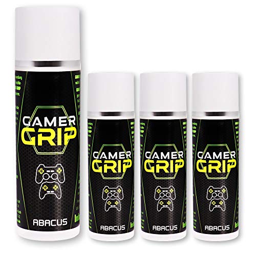 ABACUS® Gamer Grip, Gaming Grip, Gamergrip – Mehr Grip beim Gaming an Controller und Gamepad - Gamer Grip 4 x 50 ml (7654.4) von ABACUS