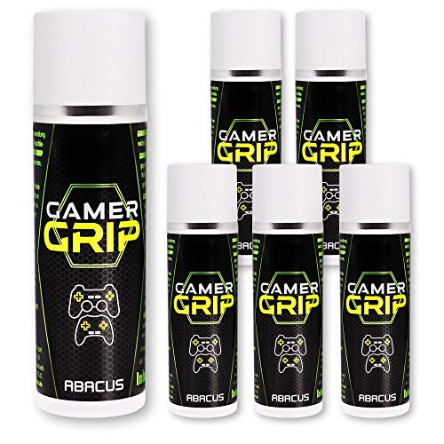 ABACUS® Gamer Grip, Gaming Grip, Gamergrip – Mehr Grip beim Gaming an Controller und Gamepad - Gamer Grip 6 x 50 ml (7654.6) von ABACUS