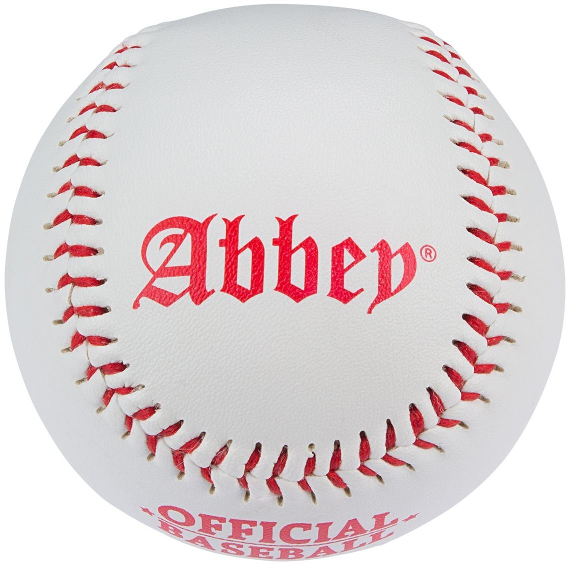 ABBEY Baseball Kern aus Kork - Polyurethan Außenseite - Größe One Size - weiß von ABBEY