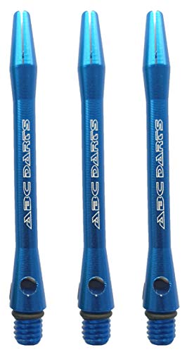 ABC Darts - Aluminum Dart Schäfte Set mit O-Ringe - Medium Blau - 4 sätz Dart Shafts ABC Darts - Aluminum Dart Schäfte Set mit O-Ringe - Medium Blau - 4 sätz Dart Shafts von abcdarts
