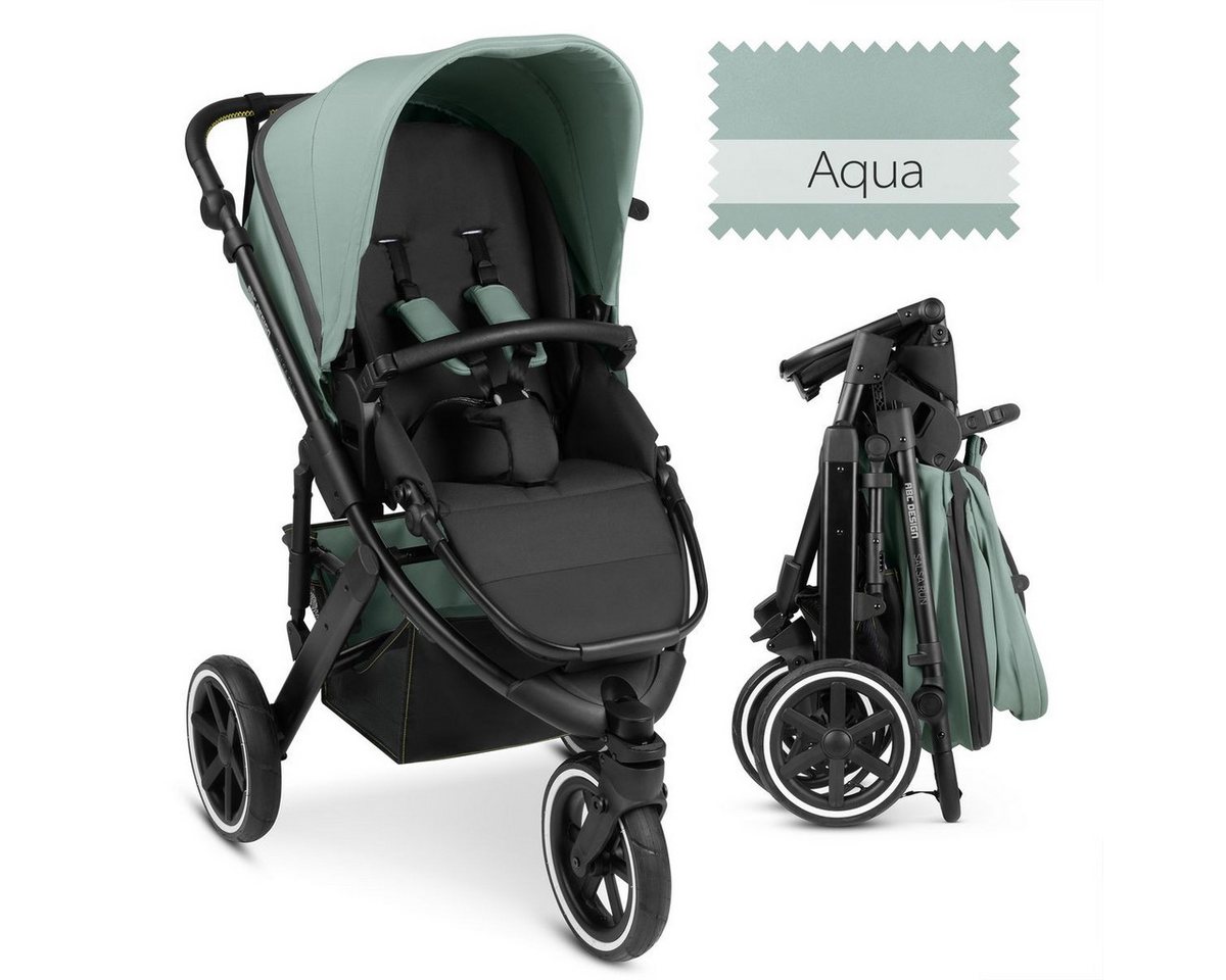 ABC Design Sportbuggy Salsa Run - Aqua, Sportwagen mit Liegeposition, Luftreifen, Handbremse höhenverstellbar ABC Design Sportbuggy Salsa Run - Aqua, Sportwagen mit Liegeposition, Luftreifen, Handbremse höhenverstellbar von ABC Design