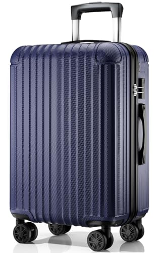 ABISTAB Reisekoffer, Hartschalen Rollkoffer mit 4 Rollen, Handgepäck Koffer Trolley für Business & Reise, Dunkelblau, Size XL: 76x51x30cm ABISTAB Reisekoffer, Hartschalen Rollkoffer mit 4 Rollen, Handgepäck Koffer Trolley für Business & Reise, Dunkelblau, Size XL: 76x51x30cm von ABISTAB