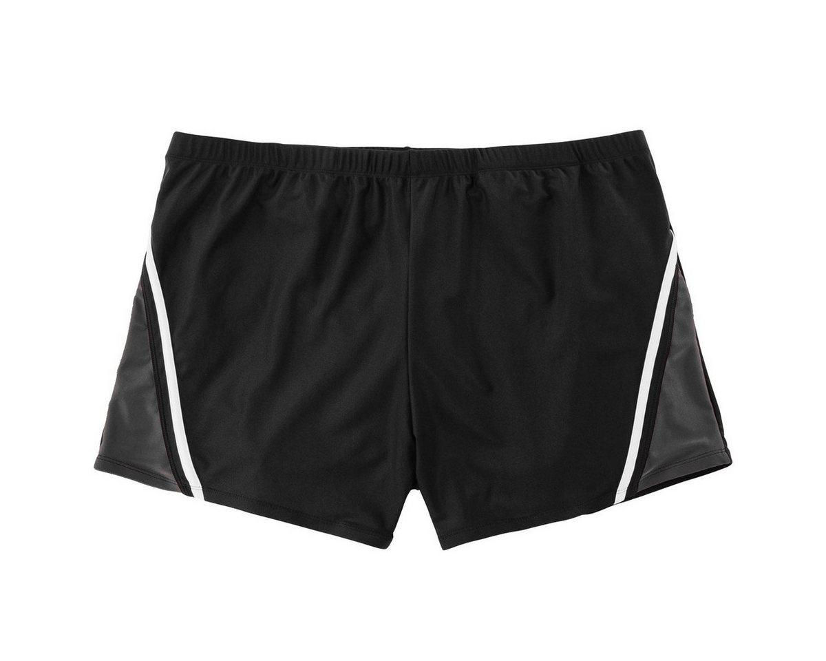 ABRAXAS Badehose Abraxas XXL Kasten-Badehose Moritz schwarz-grau ABRAXAS Badehose Abraxas XXL Kasten-Badehose Moritz schwarz-grau von ABRAXAS