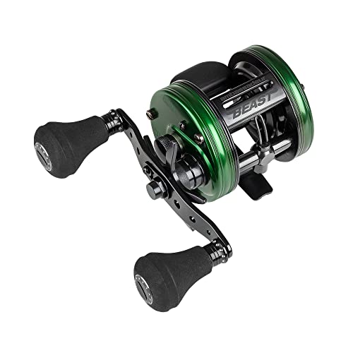 Abu Garcia Ambassadeur Beast HD runde Baitcaster Multirolle – Hechtangeln von Abu Garcia