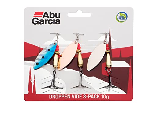 Abu Garcia Droppen Vide Spinner Köder 3er-Pack - für starke Strömung und stromaufwärts Süß- oder Salzwasserfischen, Forelle, Lachs, Meerforelle, Hecht Abu Garcia Droppen Vide Spinner Köder 3er-Pack - für starke Strömung und stromaufwärts Süß- oder Salzwasserfischen, Forelle, Lachs, Meerforelle, Hecht von Abu Garcia