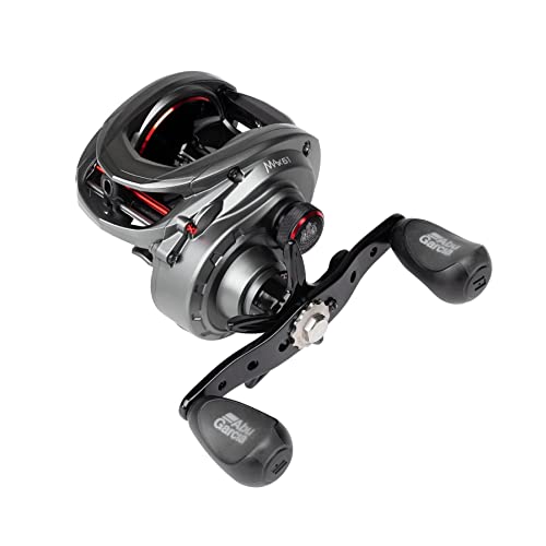 Abu Garcia MAX Low Profile Rolle - Baitcaster Angelrolle für Raubfischangeln - Hecht, Barsch, Zander von ABU GARCIA