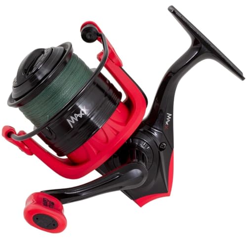 Abu Garcia Max X 30 Spinning Rolle + 0,17mm Schnur - Raubfischrolle für Zander & Hecht, Spinnrolle, Stationärrolle Abu Garcia Max X 30 Spinning Rolle + 0,17mm Schnur - Raubfischrolle für Zander & Hecht, Spinnrolle, Stationärrolle von Abu Garcia