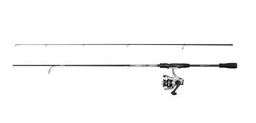 Abu Garcia Max X Spinning Combo, Süßwasserangler Angelrute Rolle Hecht Zander, Starkes Leichtgewicht vielseitig einsetzbar, schwarz grau, 2.13m mäßig schnelle Rute, 2000er Rolle Abu Garcia Max X Spinning Combo, Süßwasserangler Angelrute Rolle Hecht Zander, Starkes Leichtgewicht vielseitig einsetzbar, schwarz grau, 2.13m mäßig schnelle Rute, 2000er Rolle von Abu Garcia