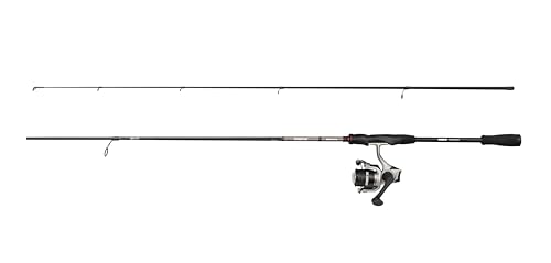 Abu Garcia Max X Spinning Combo mit Schnur, Süßwasserangler Angelrute Rolle Hecht Zander, Starkes Leichtgewicht vielseitig einsetzbar, schwarz grau, 2.44m mäßig schnelle Rute, 2500er Rolle Abu Garcia Max X Spinning Combo mit Schnur, Süßwasserangler Angelrute Rolle Hecht Zander, Starkes Leichtgewicht vielseitig einsetzbar, schwarz grau, 2.44m mäßig schnelle Rute, 2500er Rolle von Abu Garcia