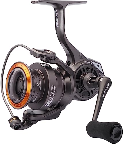 Abu Garcia Spinnrolle, Revo X Spinnrolle, Raubfischangeln, Süßwasserangler, Barsch, Hecht, Zander, Grau, 6,2:1 Übersetzung, robust & leicht, 7+1 Lager, 4000 Abu Garcia Spinnrolle, Revo X Spinnrolle, Raubfischangeln, Süßwasserangler, Barsch, Hecht, Zander, Grau, 6,2:1 Übersetzung, robust & leicht, 7+1 Lager, 4000 von Abu Garcia