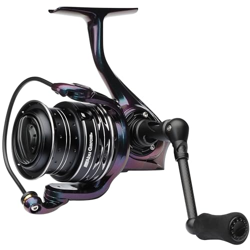 Abu Garcia Spike Spinnrolle Angelrolle Leicht und Stark Spinnrollen Raubfischangeln Barsch Zander Unisex Grün/Lila/Schwarz 2500SH Abu Garcia Spike Spinnrolle Angelrolle Leicht und Stark Spinnrollen Raubfischangeln Barsch Zander Unisex Grün/Lila/Schwarz 2500SH von ABU GARCIA