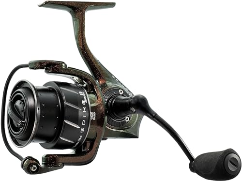 Abu Garcia Spinnrolle, Spike S Spinnrollen, Raubfischangeln, Süßwasserangler, Barsch, Hecht, Zander, Schwarz, 6,2:1 Übersetzung, robust & leicht, 7+1 Lager, 4000SH Abu Garcia Spinnrolle, Spike S Spinnrollen, Raubfischangeln, Süßwasserangler, Barsch, Hecht, Zander, Schwarz, 6,2:1 Übersetzung, robust & leicht, 7+1 Lager, 4000SH von Abu Garcia