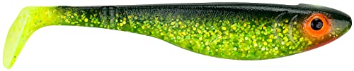 Abu Garcia Svartzonker McPrey Weicher Köder, Raubfischangeln, Unisex, McPrey Black Chartreuse, 12 cm von ABU GARCIA