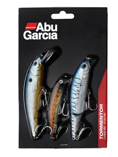 Abu Garcia Tormentor Minnow Crankbait Köder - 3er Pack - Wobbler - Forelle, Barsch, Lachs, Hecht, Zander Abu Garcia Tormentor Minnow Crankbait Köder - 3er Pack - Wobbler - Forelle, Barsch, Lachs, Hecht, Zander von Abu Garcia