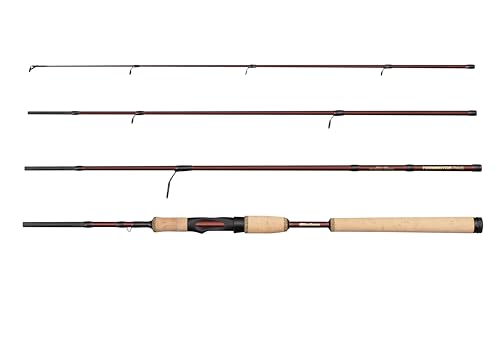 Abu Garcia Tormentor2 Reise-Spinnrute, leichte Angelrute mit 24T Carbon Blank, Korkgriff, kompaktes Design für Reisende Angler, Süß- und Salzwasser Raubfische, 2.44m 10-40g Abu Garcia Tormentor2 Reise-Spinnrute, leichte Angelrute mit 24T Carbon Blank, Korkgriff, kompaktes Design für Reisende Angler, Süß- und Salzwasser Raubfische, 2.44m 10-40g von Abu Garcia