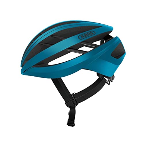 ABUS Rennradhelm Aventor - Fahrradhelm für professionellen Radsport - gute Ventilationseigenschaften - für Damen und Herren - Blau, Größe L von ABUS