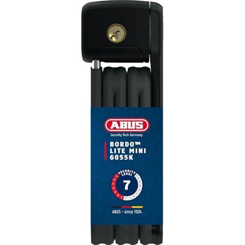 ABUS Faltschloss Bordo Lite 6055K SH mit Halterung - Extra-leichtes Fahrradschloss aus Spezialstahl - ABUS-Sicherheitslevel 7 - 60 cm - Schwarz ABUS Faltschloss Bordo Lite 6055K SH mit Halterung - Extra-leichtes Fahrradschloss aus Spezialstahl - ABUS-Sicherheitslevel 7 - 60 cm - Schwarz von ABUS